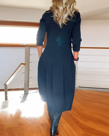 Sara | Women's Chic and Cozy Midi Dress