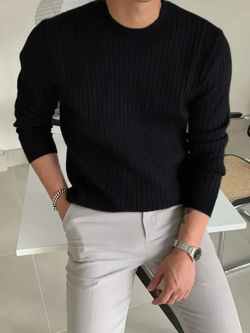 Men's Brit & Boho | Mike Essential Crew Neck Jumper