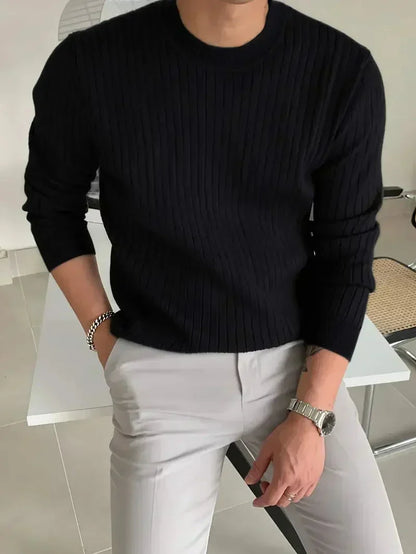 Men's Brit & Boho | Mike Essential Crew Neck Jumper