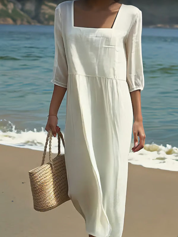 Lunelle | Women's Relaxed Casual Midi Dress