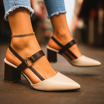 Women's Cushioned Pointed-Toe Avalina Elegant Stiletto Heels with Arch Support