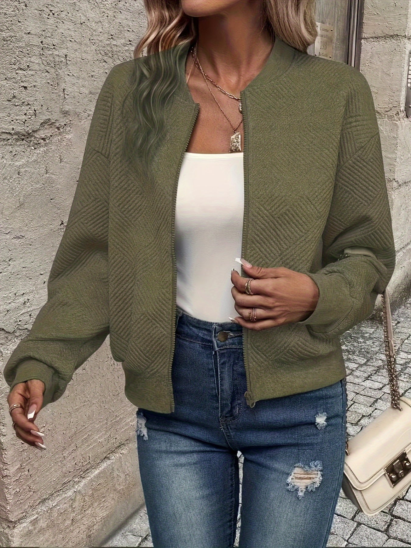 Isla | Women's Relaxed Lightweight Zip-Up Jacket