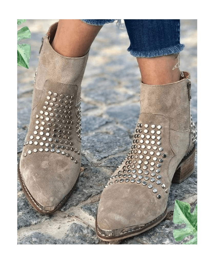 Aina | Studded Edge Boots