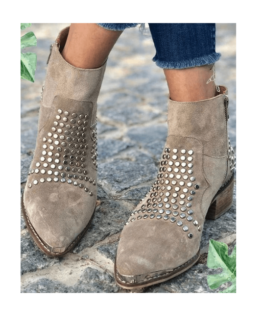 Aina | Studded Edge Boots