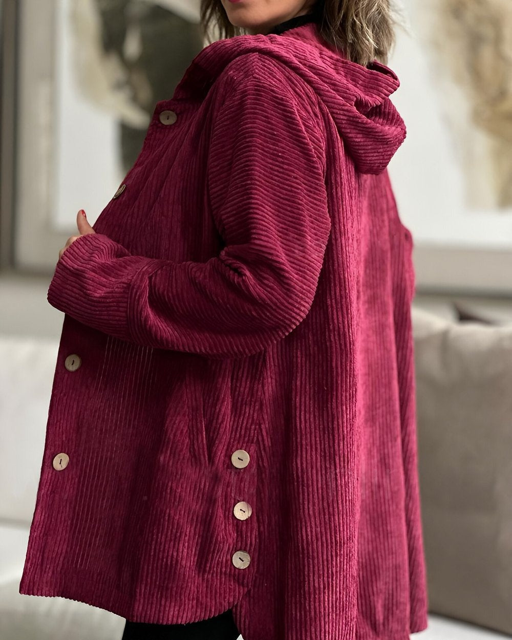 Cordia | Women's Cozy Hooded Jacket with Hooded