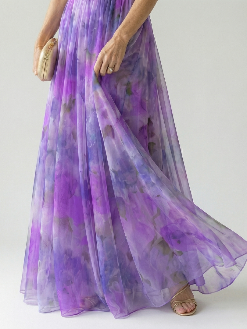 Isel | Women's Soft Wrap Maxi Dress