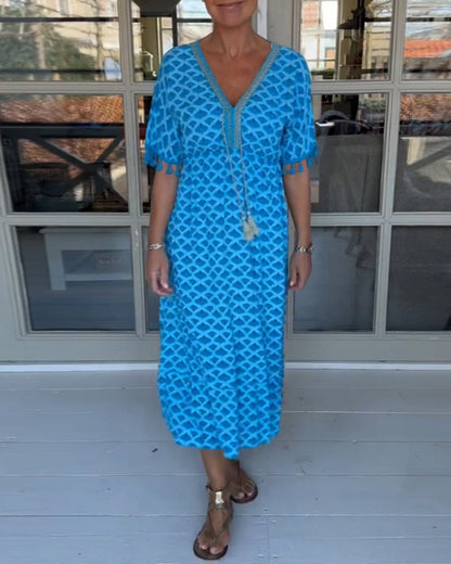 Tina | Women's Printed Casual Midi Dress