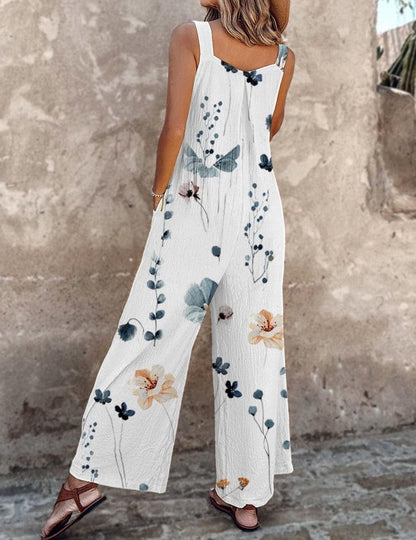 Women's Comfortable Printed Dungarees