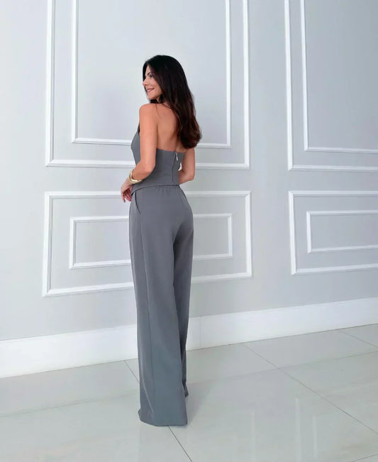 Angela | Women's Elegant Maxi Dress with Asymmetric Neck