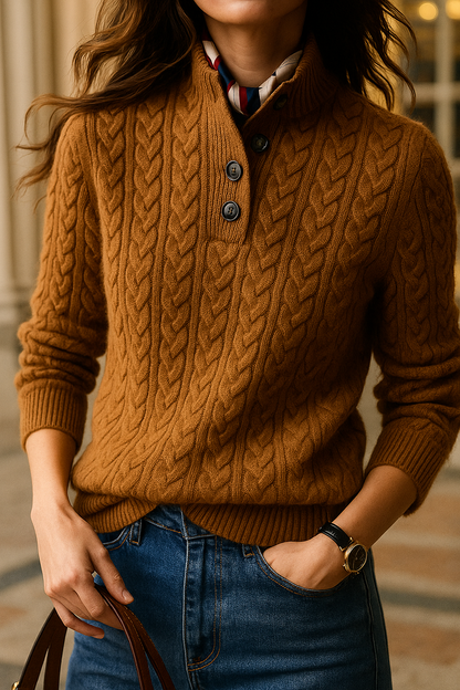 Women's Arden Jumper with Button Front