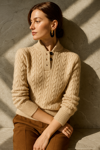 Women's Arden Jumper with Button Front