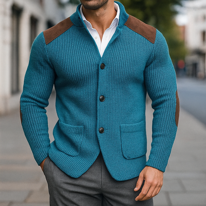 Silvoro | Men's Texture Blazer with Pockets