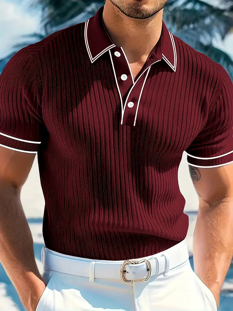Emilio | Men's Custom Ribbed Polo