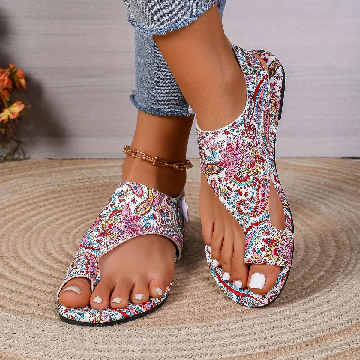 Rosa | Women's Breathable Open-Toe Vintage Bohemian Sandals
