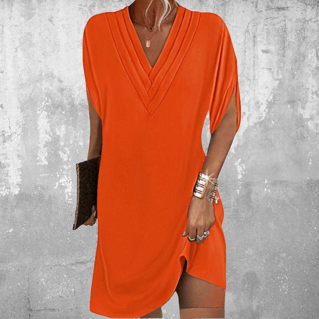 Minetta | Women's Elegant Tummy Covering Midi Dress