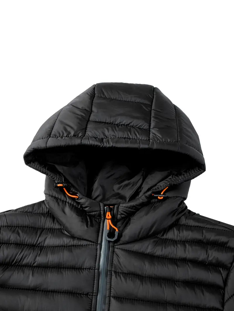 Men's Elegant Hooded Jacket with Hooded