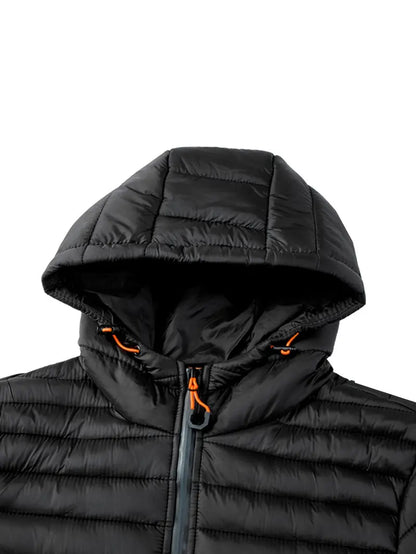 Men's Elegant Hooded Jacket with Hooded