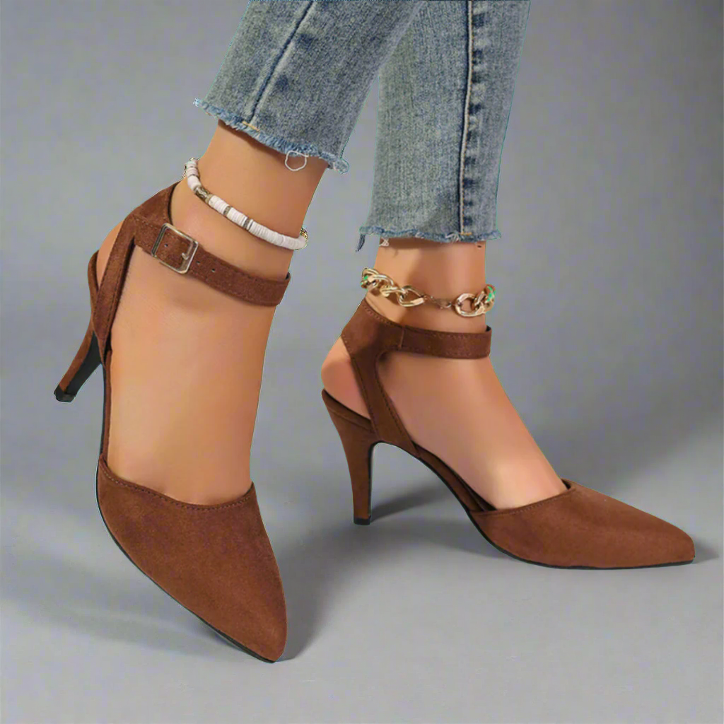Xabrunda | Women's Lightweight Open-Toe Stylish Comfortable Heels for Active Days