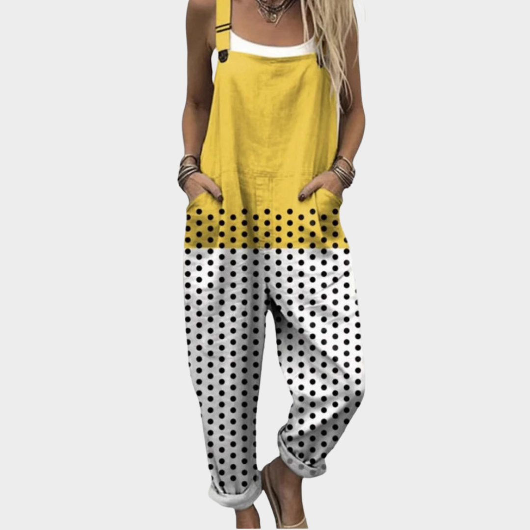 Women's Comfortable Printed Dungarees