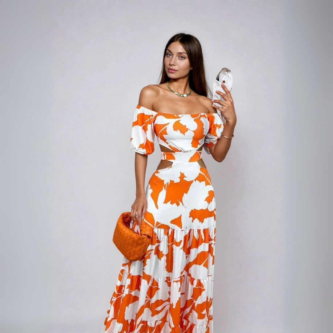 Stella | Women's Long, Tight Maxi Dress, Handcrafted