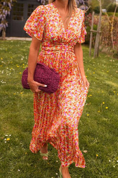 Bianca | Women's Elegant Long Maxi Dress with V-Neck