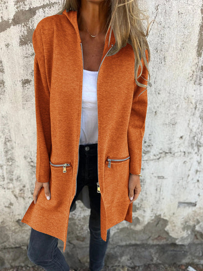 Naomi | Women's Casual Hooded Jacket with Hooded and Long Sleeve