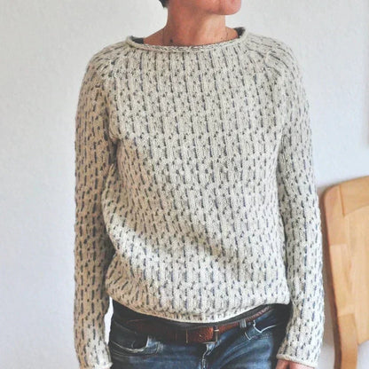 Linda | Women's Elegant Boat Neck Jumper