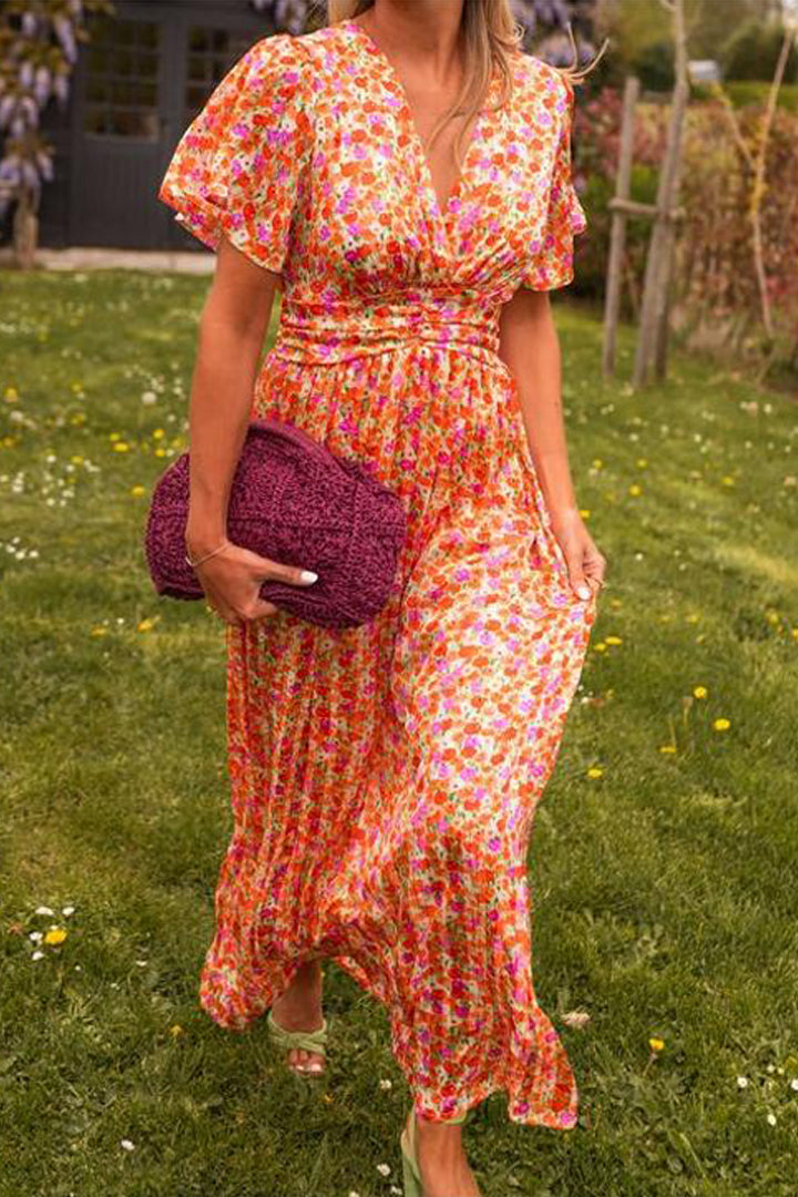 Pauline | Women's Long Maxi dress with floral print