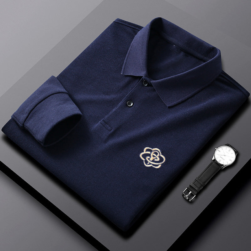 Marco | Relaxed Deluxe Men's Polo with Long Sleeve