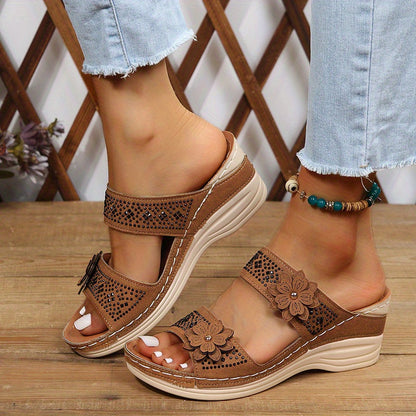 Women's Delor Floral Wedge Sandal