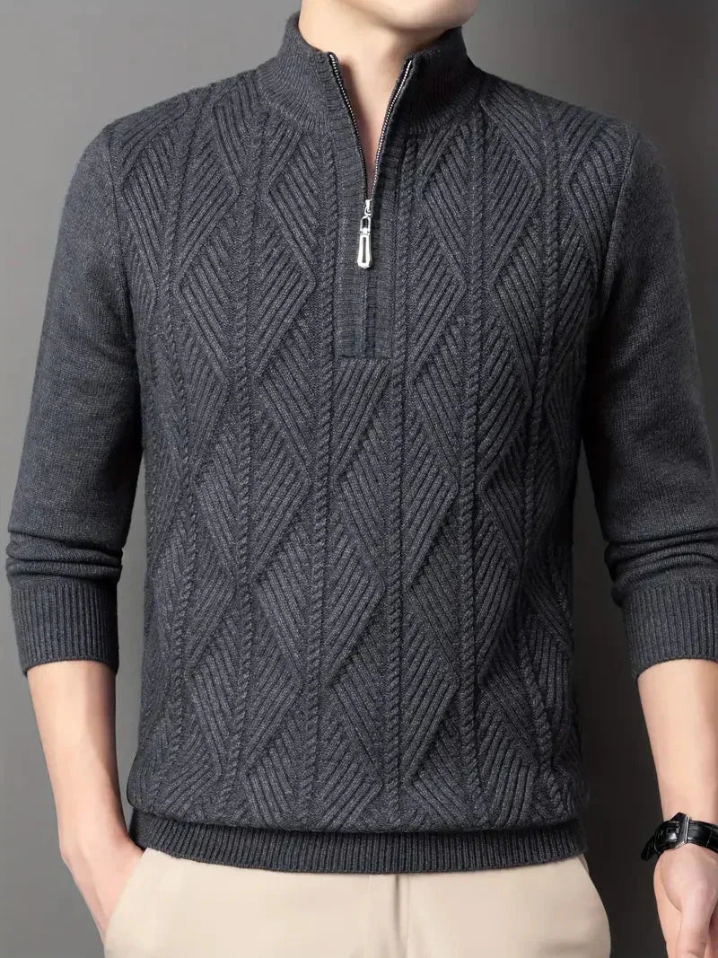 Men's Brit & Boho | The Everest Cable Jumper
