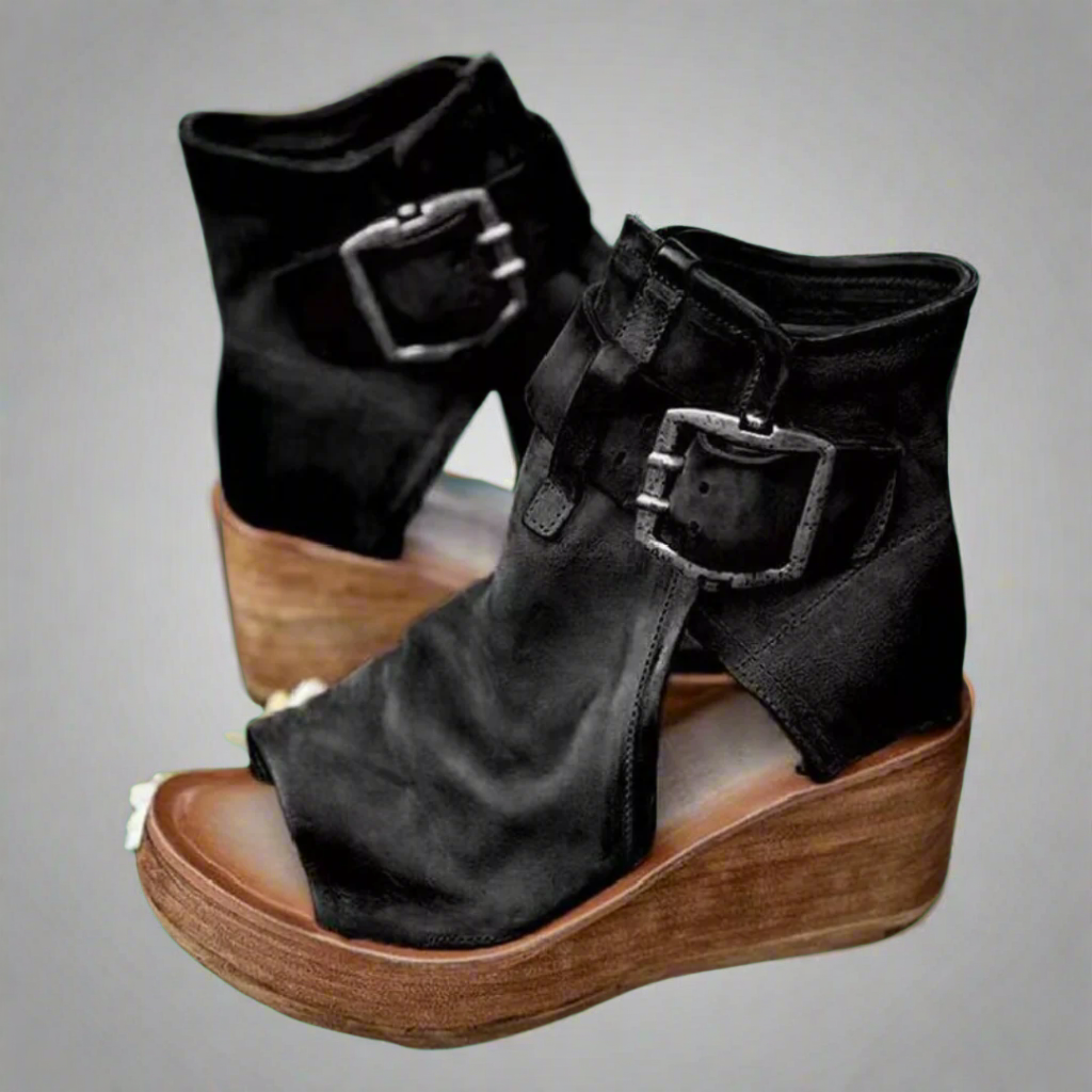 Lenchen | Women's Open-Toe Artisan Sandals Crafted with Care