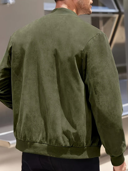 Dex | Women's Classic Zipper Jacket with Crew Neck and Long Sleeve