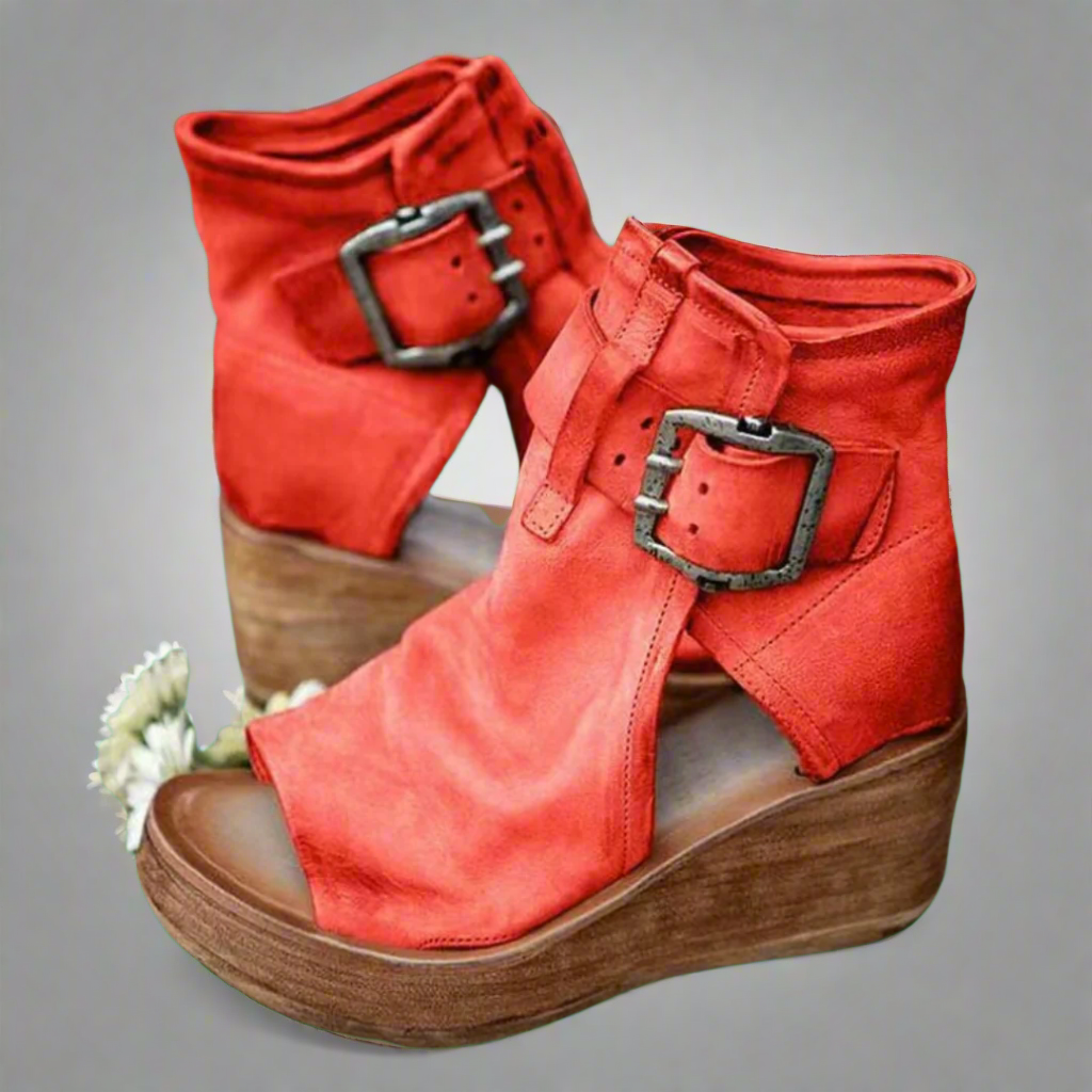 Lenchen | Women's Open-Toe Artisan Sandals Crafted with Care
