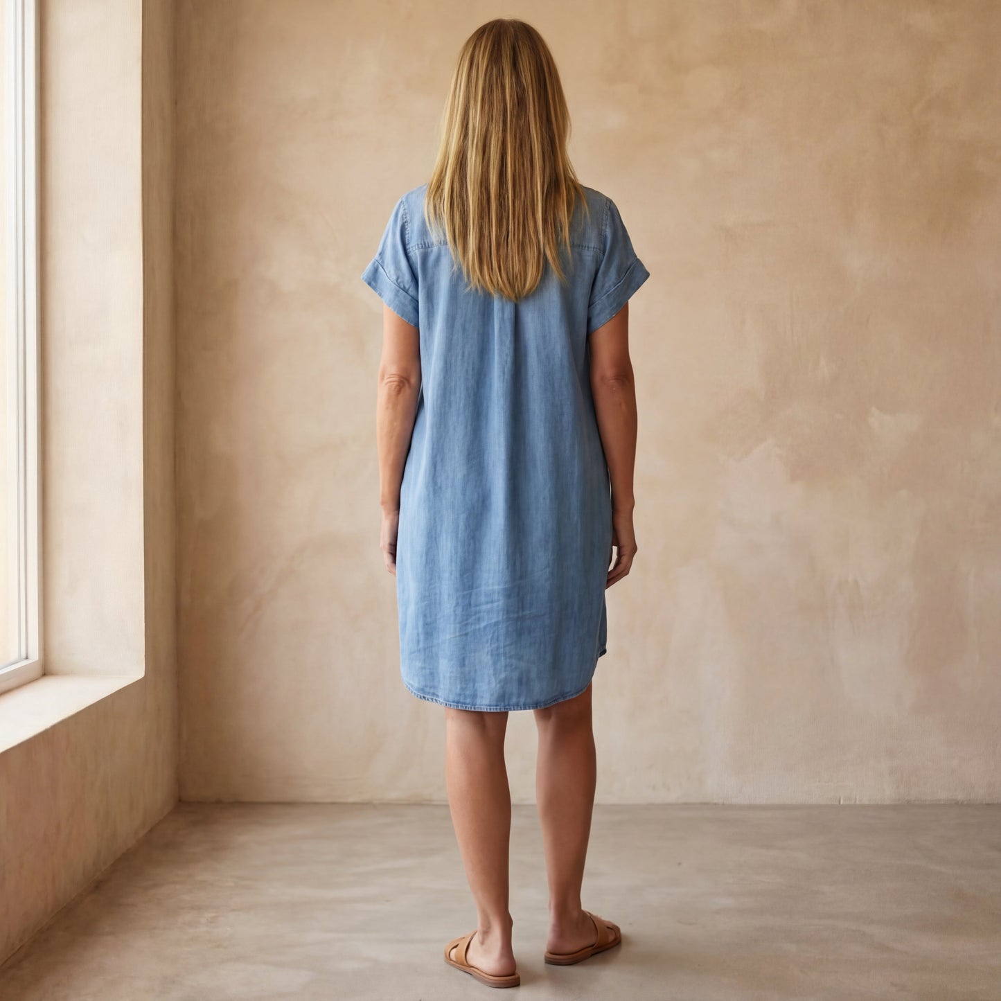 Elenore | Women's Elegant Classic Mini Dress with Pockets