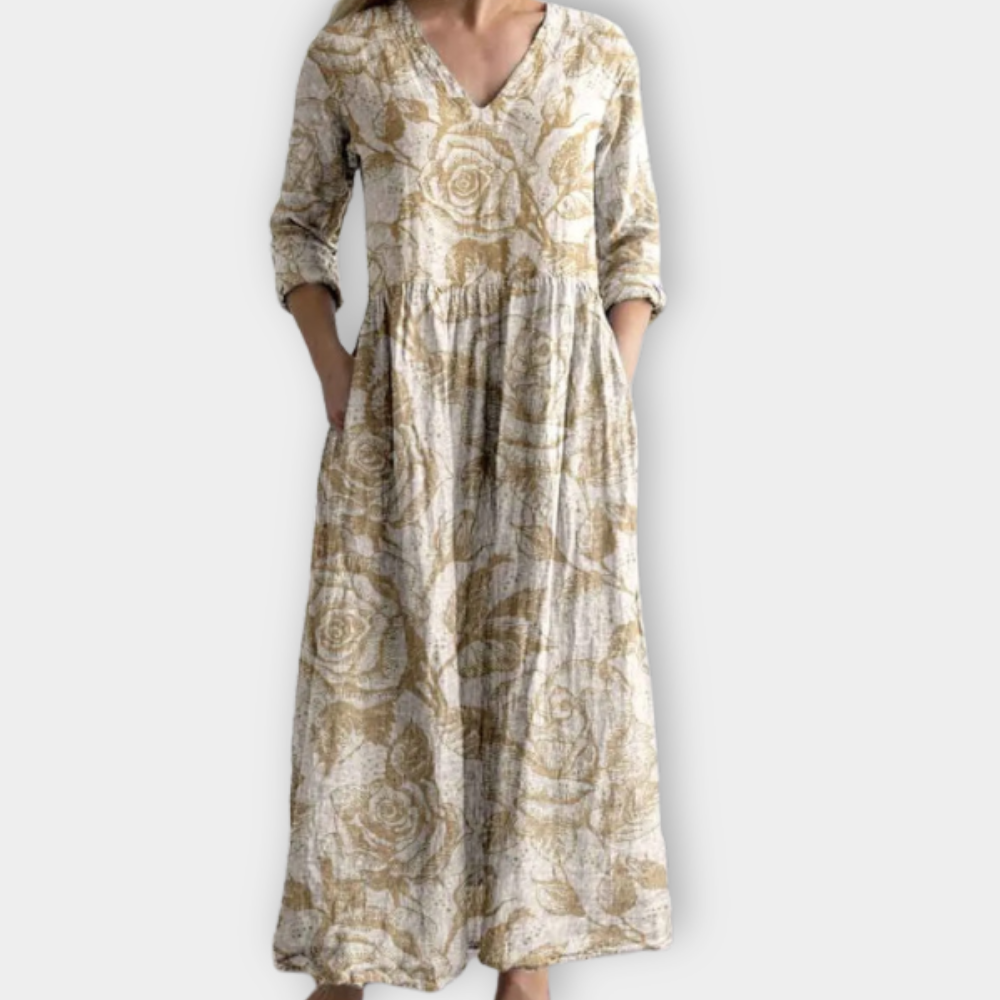 Unda | Women's Boho Maxi Dress Made of Soft Premium Fabric