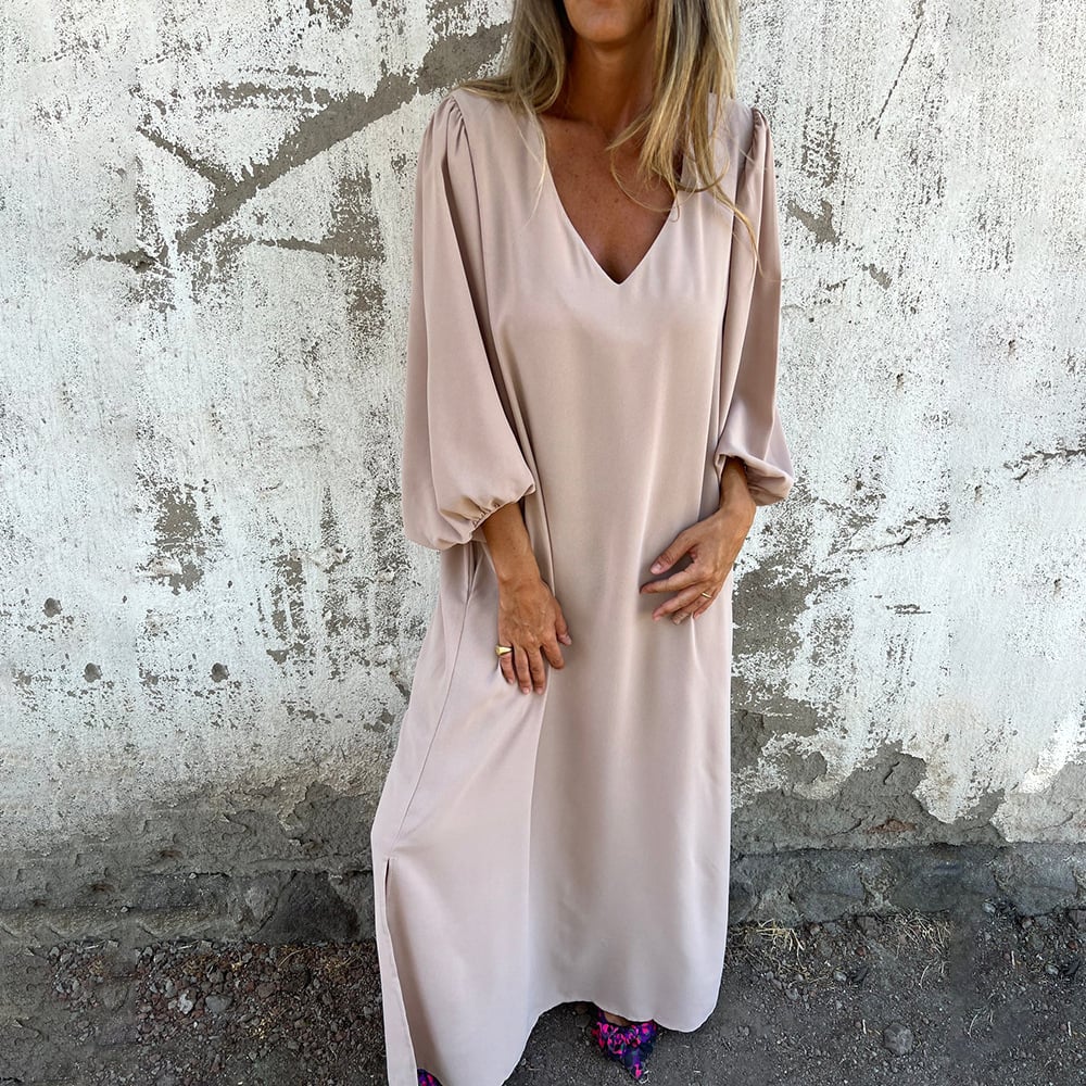 Delilah | Women's Relaxed Maxi Dress with V-Neck