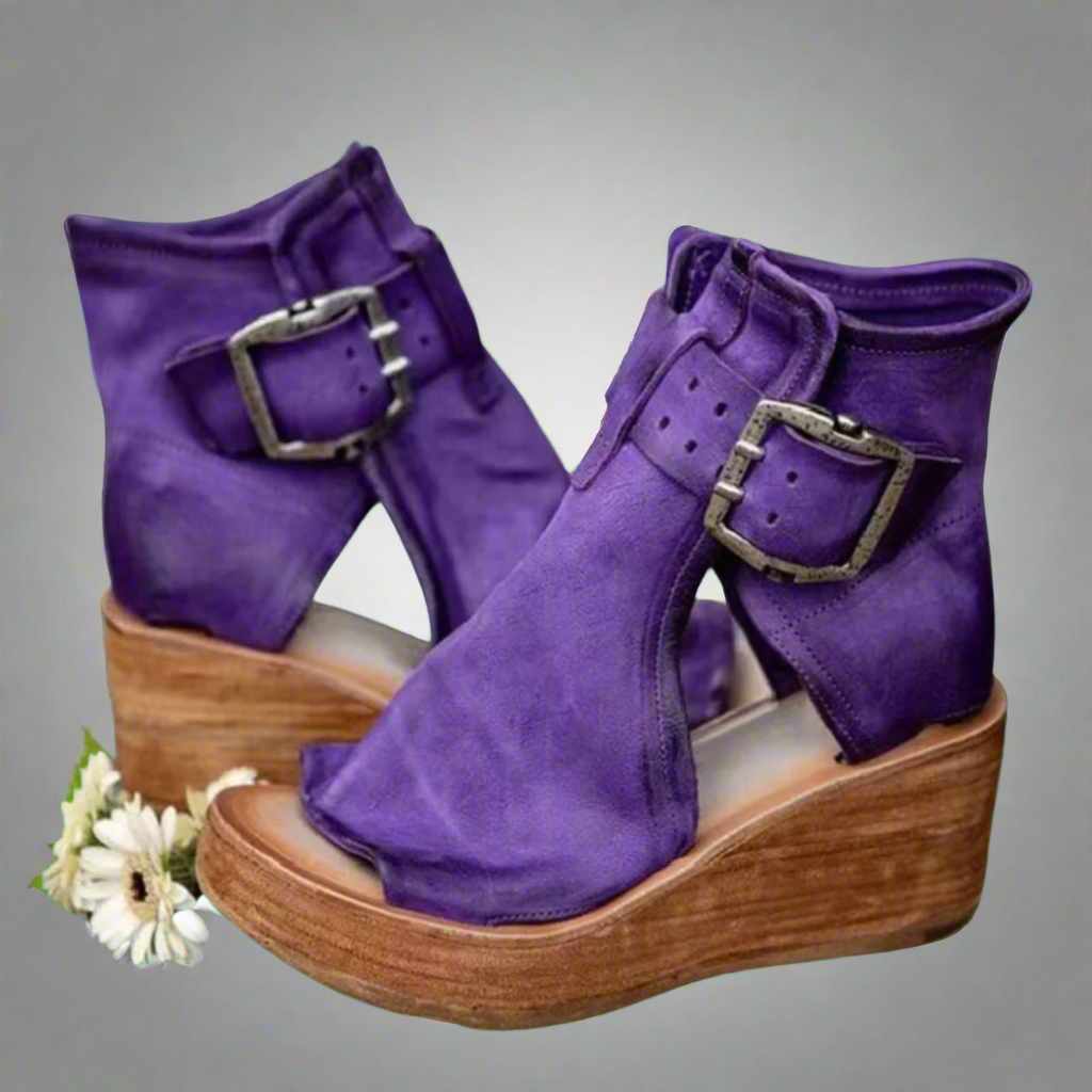Lenchen | Women's Open-Toe Artisan Sandals Crafted with Care