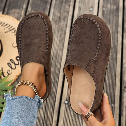 Cushioned Open-Toe Retro-Inspired Orthopedic Slippers for Women with Arch Support