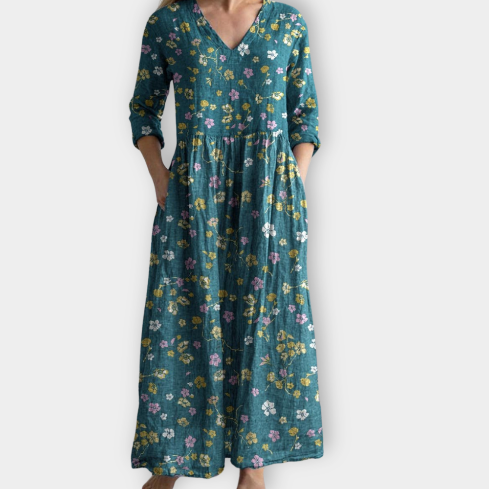 Zinnia | Women's Boho Maxi Dress Made from Soft Premium Fabric