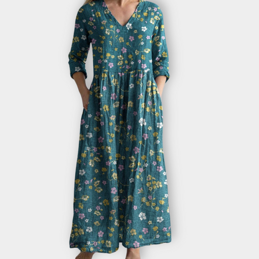 Zinnia | Women's Boho Maxi Dress Made from Soft Premium Fabric