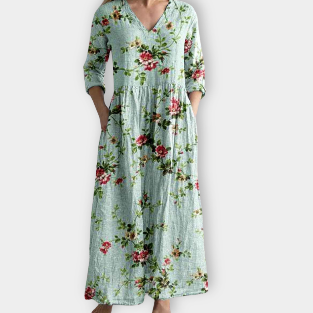 Iduna | Women's Boho Maxi Dress Made of Soft Premium Fabric