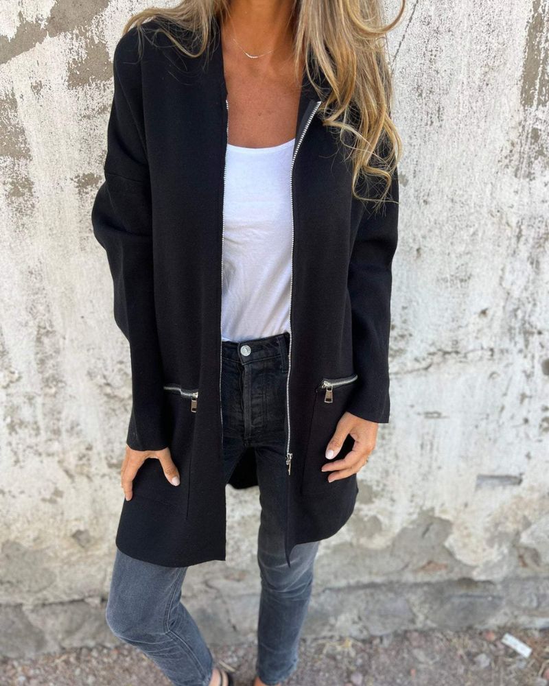 Naomi | Women's Casual Hooded Jacket with Hooded and Long Sleeve