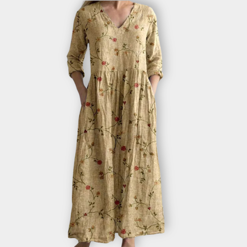 Marzena | Women's Boho Maxi Dress Made of Soft Premium Fabric