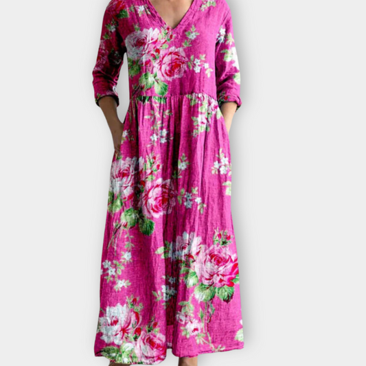 Almara | Women's Boho Maxi Dress Made of Soft Premium Fabric