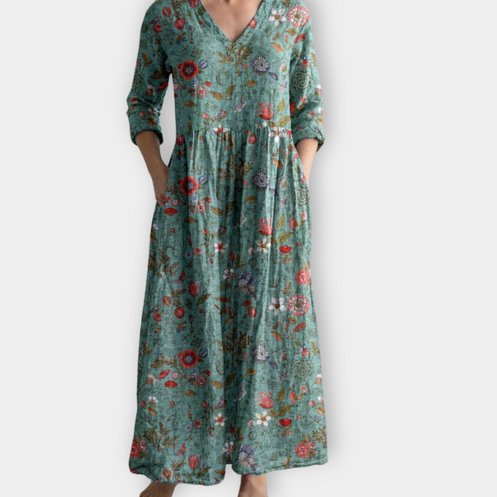 Sigruna | Women's Boho Maxi Dress Made of Soft Premium Fabric