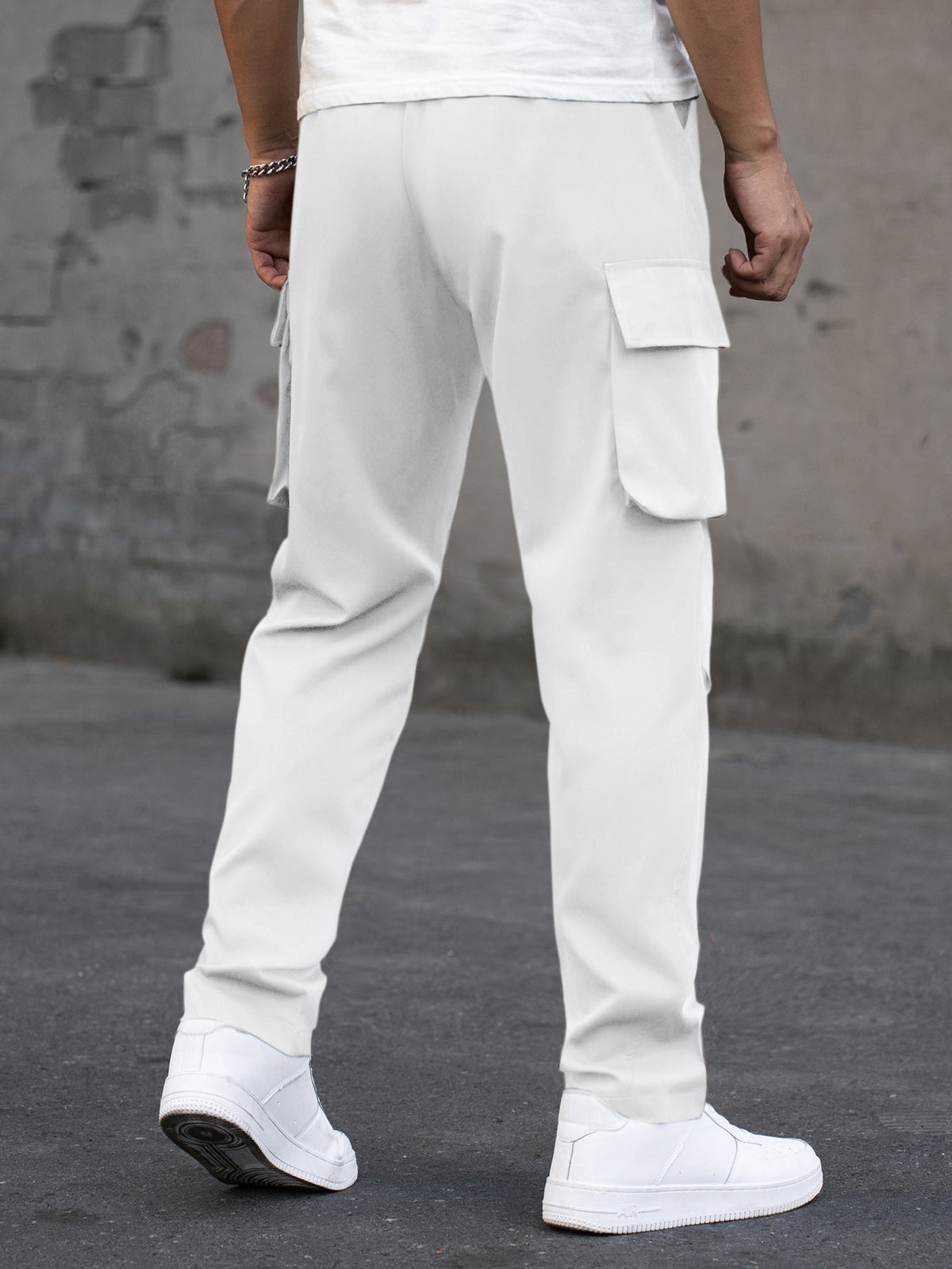 Sandro | Men's Casual Cargo Trousers with Pockets