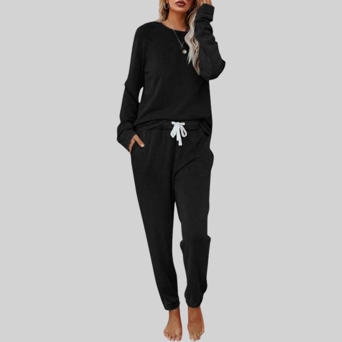 Josie | Women's Casual Long Sleeve & Sweatpants Set