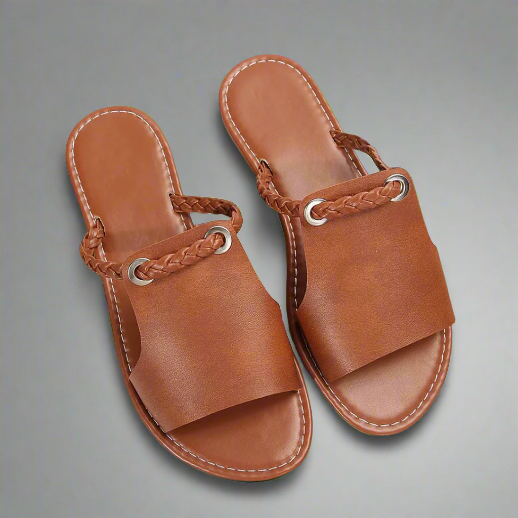 Katelina | Women's Open-Toe Flat Sandals Made of Premium Material