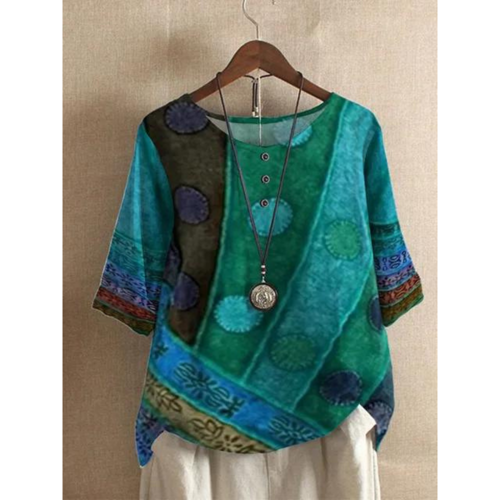 Valarie | Women's Colourful Bohemian Top